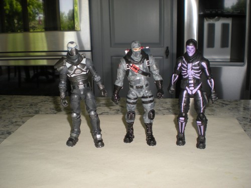 Fortnite 6 Inch Action Figure Lot (3) Havoc Skull Trooper and More