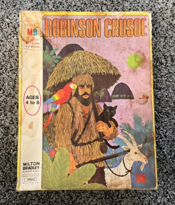 RARE HTF 1973 ROBINSON CRUSOE - STORYBOOK - 60 Pc PUZZLE