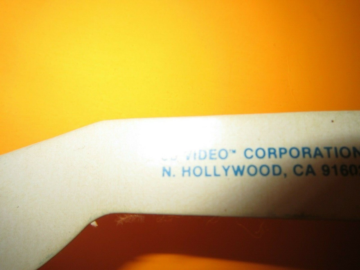 Vintage, 1982 3D Video Corporation Of N. Hollywood, CA Vintage, 1982 3D Video Corporation Of N. Hollywood, CA