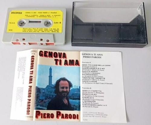PIERO PARODI VERY RARE MC K7 y 1978 Genoa loves you AUDIOCASSETTA ZENA - Picture 22 of 24