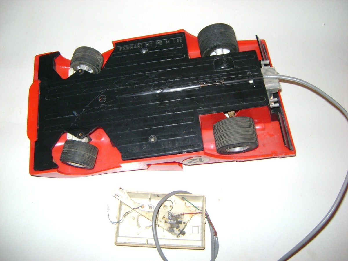 Vintage RC model toy car Ferrari 312 PB 1/12 PIKO Ost