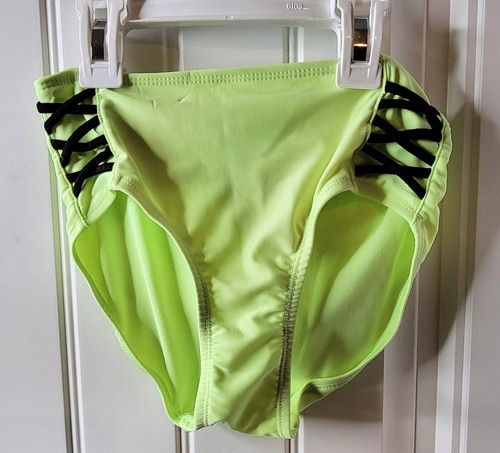 Girls Justice Swimsuit Set M 10 Lime Green Sport Bikini 2-Piece - Picture 4 of 8