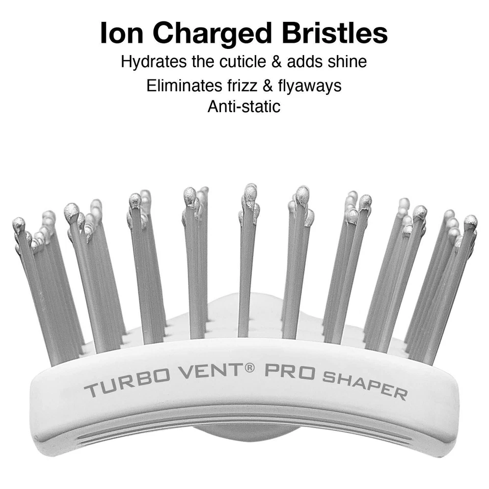 Olivia Garden Ceramic and Ion Turbo Vent Pro Hair Brush CITVPRO-SPR (Shaper) - Image 3 of 4