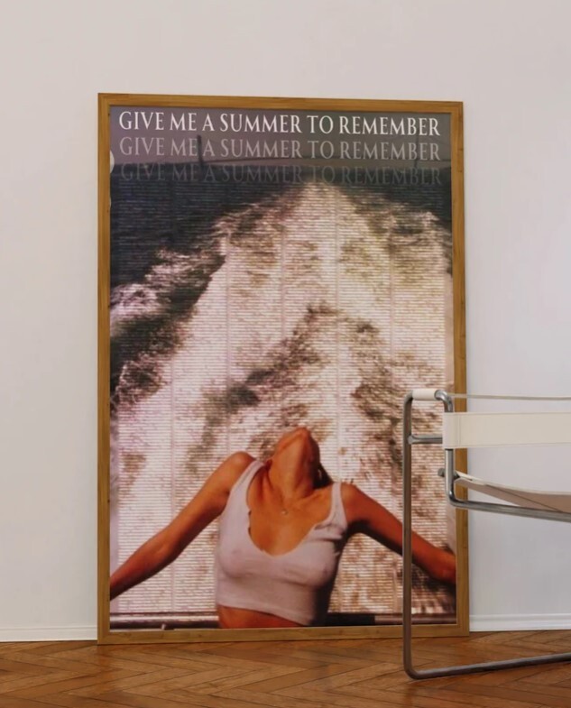 Retro 70s Kitsch Aesthetic Magazine Poster Trendy Wall Art Print