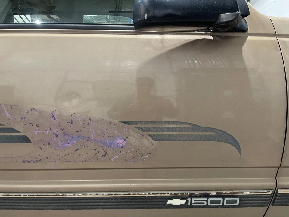 *DMG 92-99 Chevy Suburban 1500 Pass RH Right Atumnwood-55U Frnt Power Door Shell Foto 4 de 4