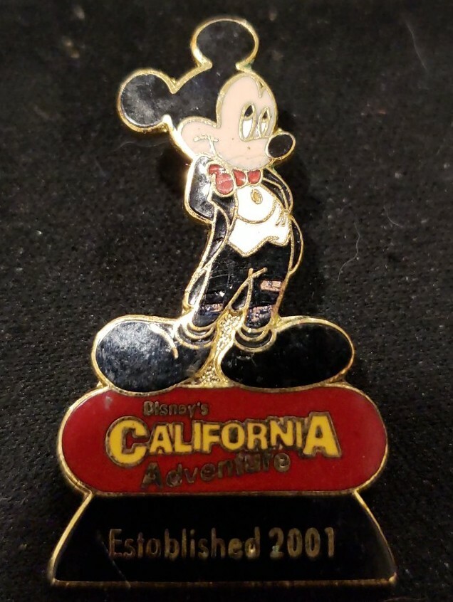 Disney Pin 3989 DCA Established 2001 Formal Series Mickey California Adventure