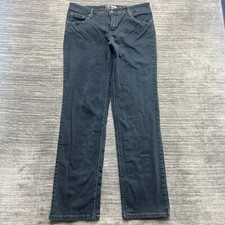 Levi's Signature Jeans Size 12M Misses Womens Mid Rise Straight Blue Denim