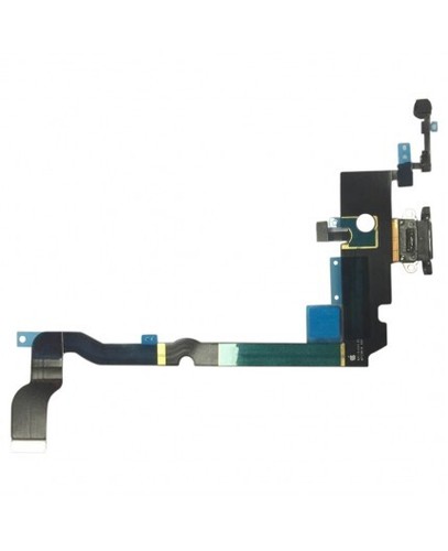 Connecteur De Charge Pour IPhone XS Max - Noir - GLOBALSTOCK - Neuf Sous Blister