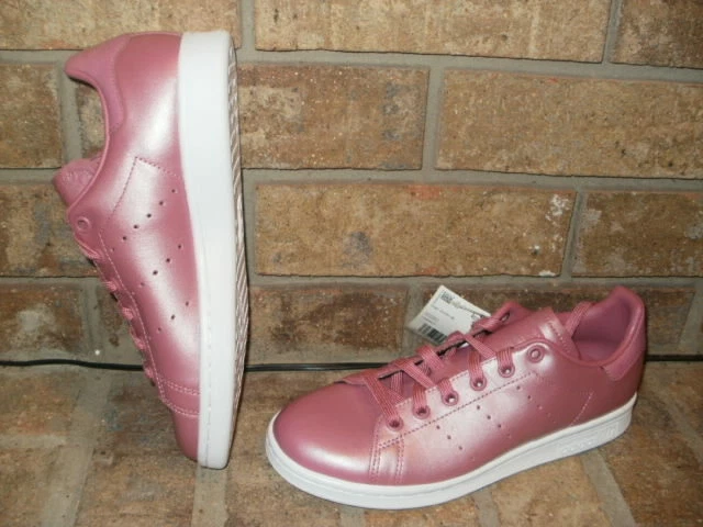 arrebatar atributo pensión Adidas Stan Smith Ladys Size 6 Leather Tennis Shoe Pink-Trace Maroon MSRP  $75 | eBay