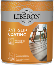 Anti-Slip Coating For Wood Decking, Cement, Concrete and Stone Liberon 2.5 Litre