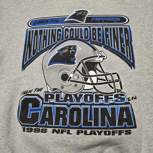 Vintage Starter Carolina Panthers Football Retro 90s Crewneck Sweatshirt Size L - Picture 4 of 8