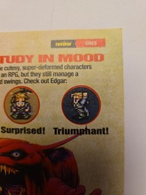 ​ULTRA RARE! 1994 Final Fantasy III 98% Review & Sega CD Hardware Ad 4-Page Lot