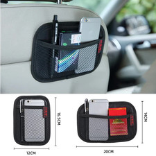 1pc Car Storage Bag Elastic Net Phone Holder Organizer Car Interior Accessories