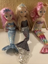 Mermaid Butterfly Blue Scale Metallic Fish Girl Toy 17 Aurora Plush a 63