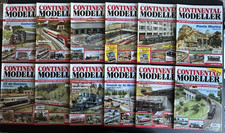 Continental Modeller Magazine  x 12 2011 Complete Year Trains Model Railway
