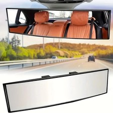 Clip-On Rearview Mirror   Wide-Angle Convex Mirror for Vehicle
