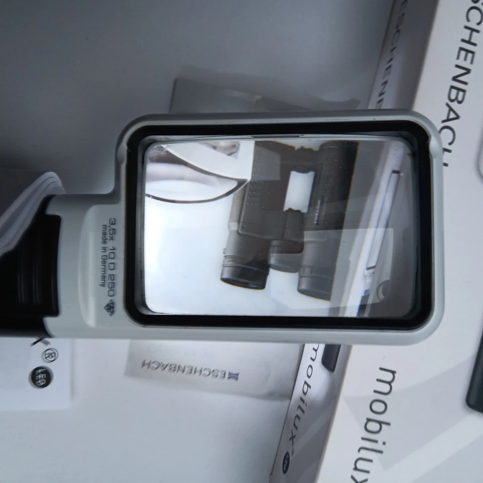Eschenbach mobilux LED Lupe 10dpt 3,5x mit Licht Lesehilfe mobilux LED - Bild 3 von 4