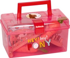 Pferde Spiel Putzzeug Box Mein kleiner Ponyhof für Kinder ab 4 Jahren
