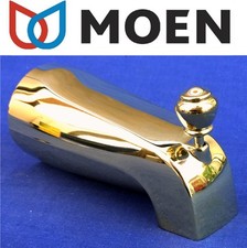 NEW  MOEN 3807P MONTICELLO POLISHED BRASS BATHTUB TUB SPOUT DIVERTER Copper Slip