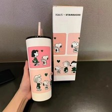 Limited China Starbucks X Peanuts Snoopy 24oz Stainless Steel Thermos With Box