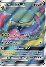 Alolan Muk GX (Full Art) Holo Ultra Rare SM - Burning Shadows 138/147 on eBay
