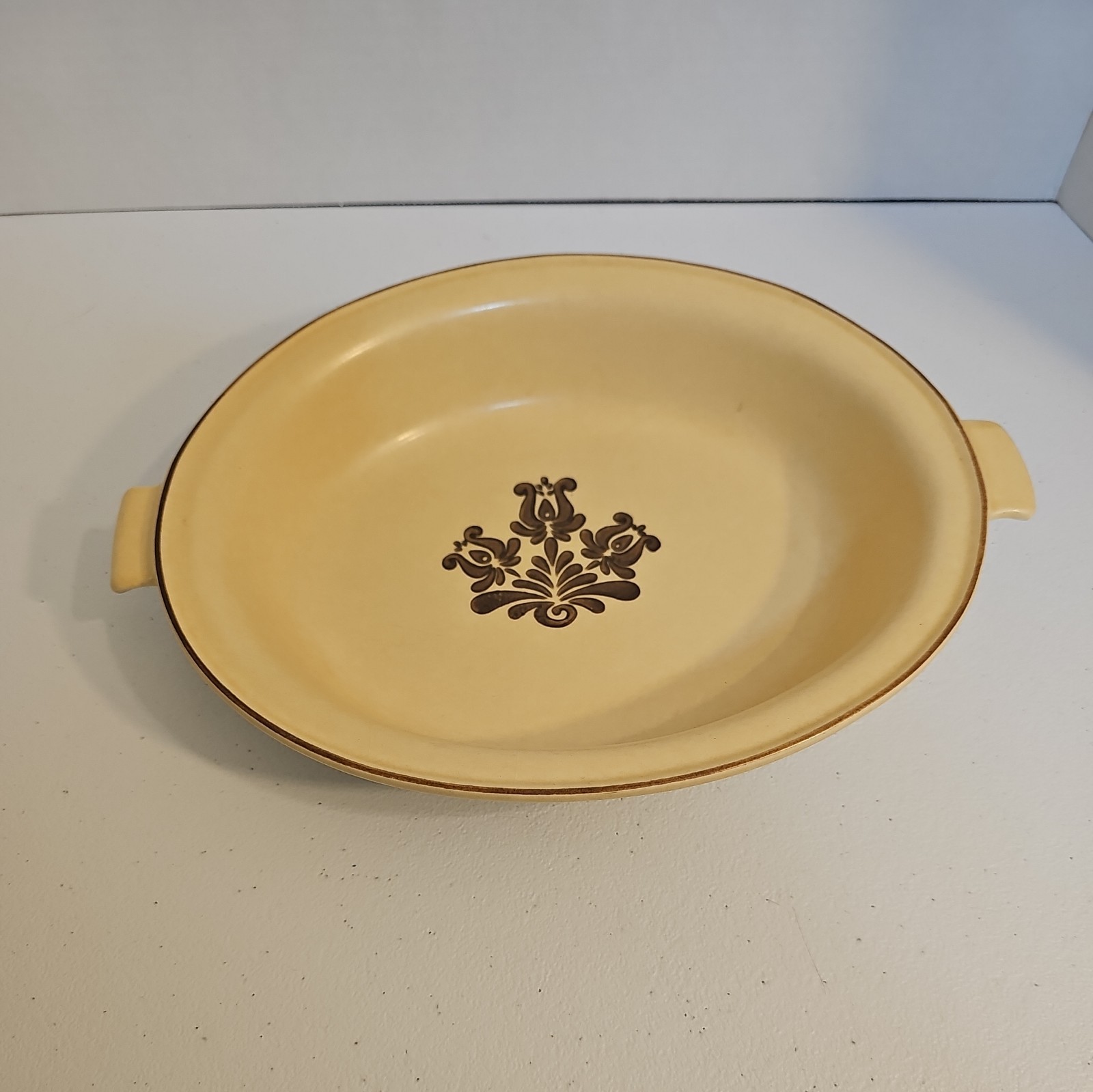 PFALTZGRAFF -Village USA- Oval Vegetable Serving Bowl Casserole 6-11 Handles