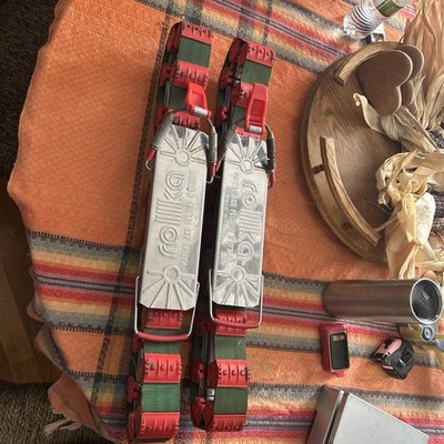 Vintage Rollka Erbaski Grass Skiis