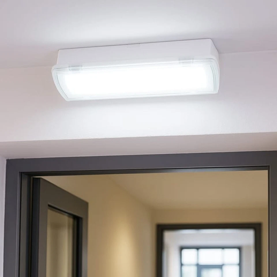 Lampada di Emergenza 50 LED Parete Incasso 4W Luce Fredda 6500K 406 Lumen - Immagine 2 di 4