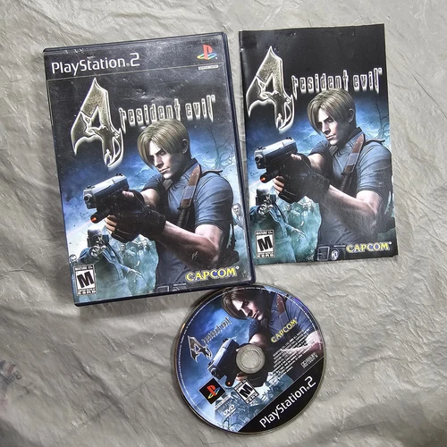 Resident Evil 4 Sony PlayStation 2 PS2 Game. Complete W/ Case & Manual. TESTED!.