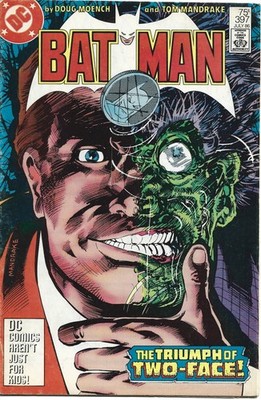 1986 BATMAN , ''THE TRIUMPH of TWO-FACE''