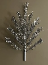 Vtg 2' Add A Tree Aluminum Wall Christmas Tree P-216, U S Silver Tree Corp w/box