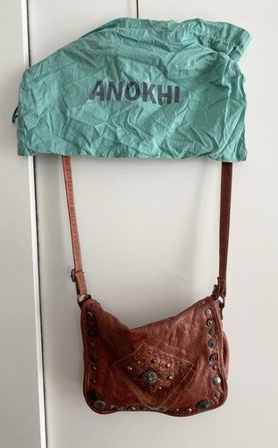 Tasche, Umhängetasche Echtleder Anokhi neuwertig - Bild 2 von 5