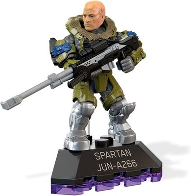 Mega Construx Halo Spartan Jun-A266 Sammlerfigur (FMM69) -komplett und neuwertig