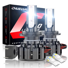 For Audi A6 C7 H7 Led Headlight 2012-2018 White Dipped Beam Light Bulbs