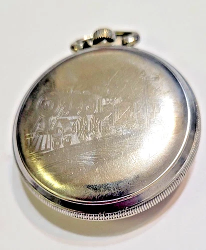 Antique 1893 Waltham Size 16 Sidewinder Pocket Watch - TRAIN CASE