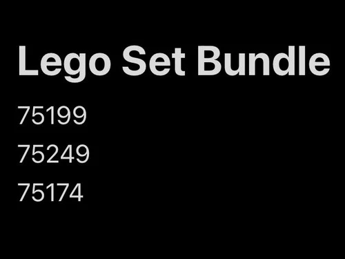 LEGO Sets 75199, 75249, 75174