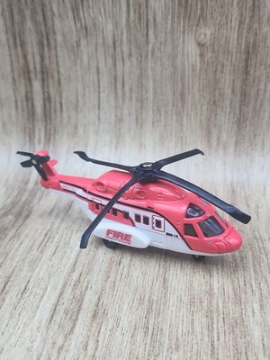 Matchbox 2003 Mission Chopper Fire Rescue Helicopter Imagination Toy Loose 