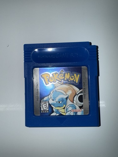 Pokemon Blue (Game Boy) - Only Cartridge - Great Condition, Tested & Working