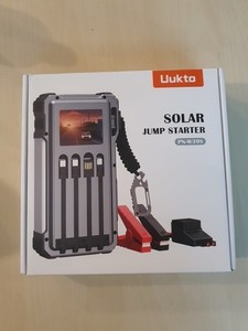 Solar Power Bank 12000.0 mAH, 45W Fast Charging with 4 Built-in Cables
