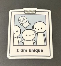 NEW The Coffee Monsterz Co. “I Am Unique” Self Affirmation Sticker TCMC