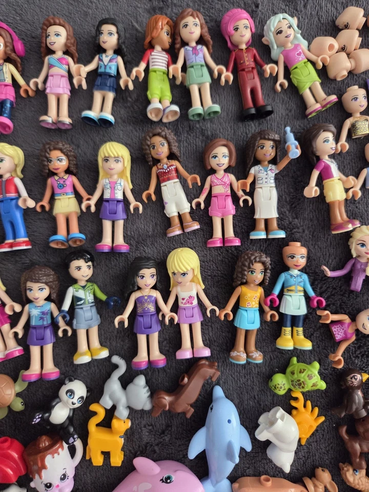 Enorme Lote de 33+ Minifiguras LEGO Friends Comida Animales Platos Accesorios Vehículos Foto 4 de 4