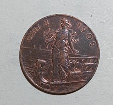 Italia 2 centesimi, 1909 -  km 41