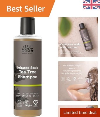250ml Teebaum Shampoo - Beruhigend Bio & Pflege für empfindliche Kopfhaut