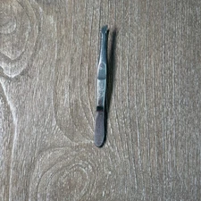 Vintage La Cross Tweezers 1027 Circa 1950 USA 3.5" Rare Heavy Nice Slanted Tip