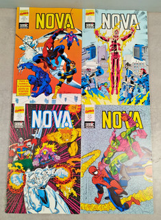 Lot 4 BD NOVA n° 193 194 195 196 Marvel Comics les 4 fantastiques LUG 1994 B'61