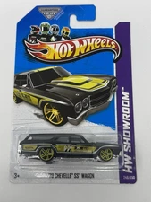 Hot Wheels Showroom Performance Black ‘70 Chevelle SS Wagon Mooneyes #248 A14
