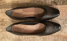 MARK LEMP CLASSICS womens shoes black & brown leather Pumps NEW  Sz 7.5 4A 