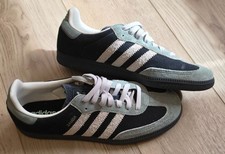 adidas Samba OG JI2680 Gr. 44 Schwarz Silver Green – wie neu