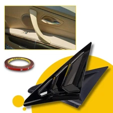 For Honda Quarter 16-20 Civic Window Louver Rear Cover Side Carbon Fiber Black H