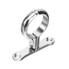 42mm Cast Brass Chrome Plated Screw-On Pipe Bracket - FREE Next-Day Delivery